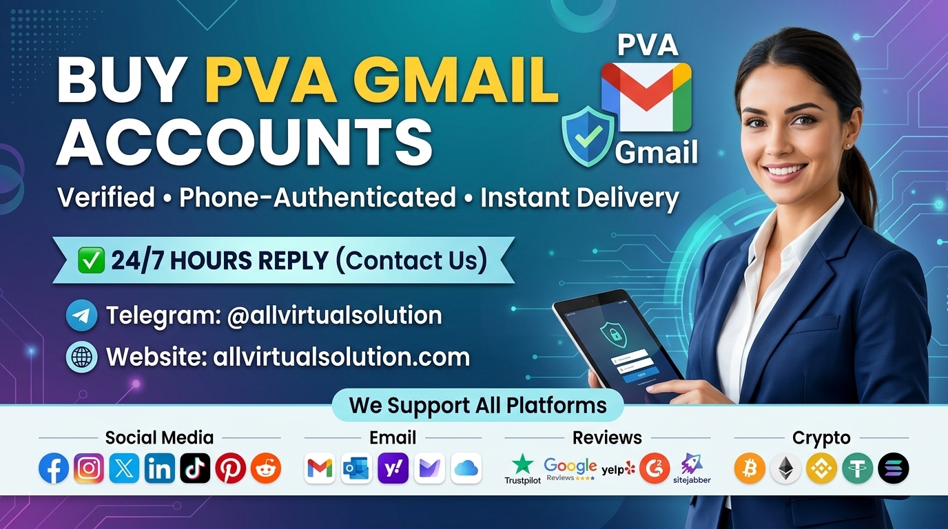 Best Online 9 Places to Buy PVA Gmail Accounts Online Worldwide Service in 2087