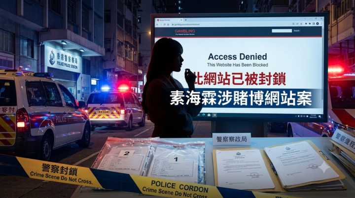 素海霖涉代言境外賭博網站遭香港警方拘捕　獲准保釋候查案件持續調查