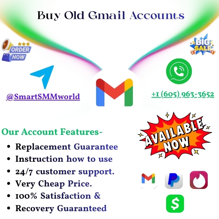 Buy Old Gmail Accounts without Breaking the Bank best site from smartsmmworld