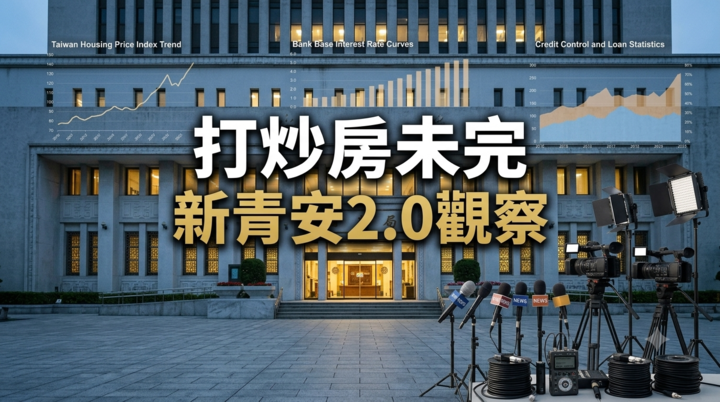 央行房市管制未鬆綁　楊金龍示警新青安2.0觀察期：打炒房政策走向與臺灣房價壓力解析