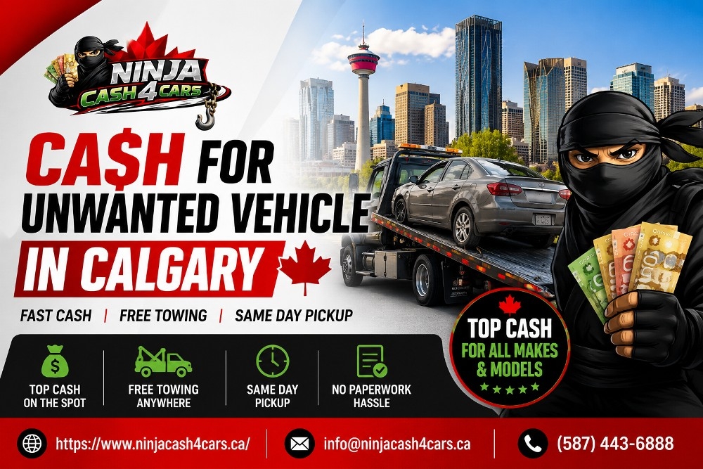 Cash For Unwanted Vehicle In Calgary Benefits