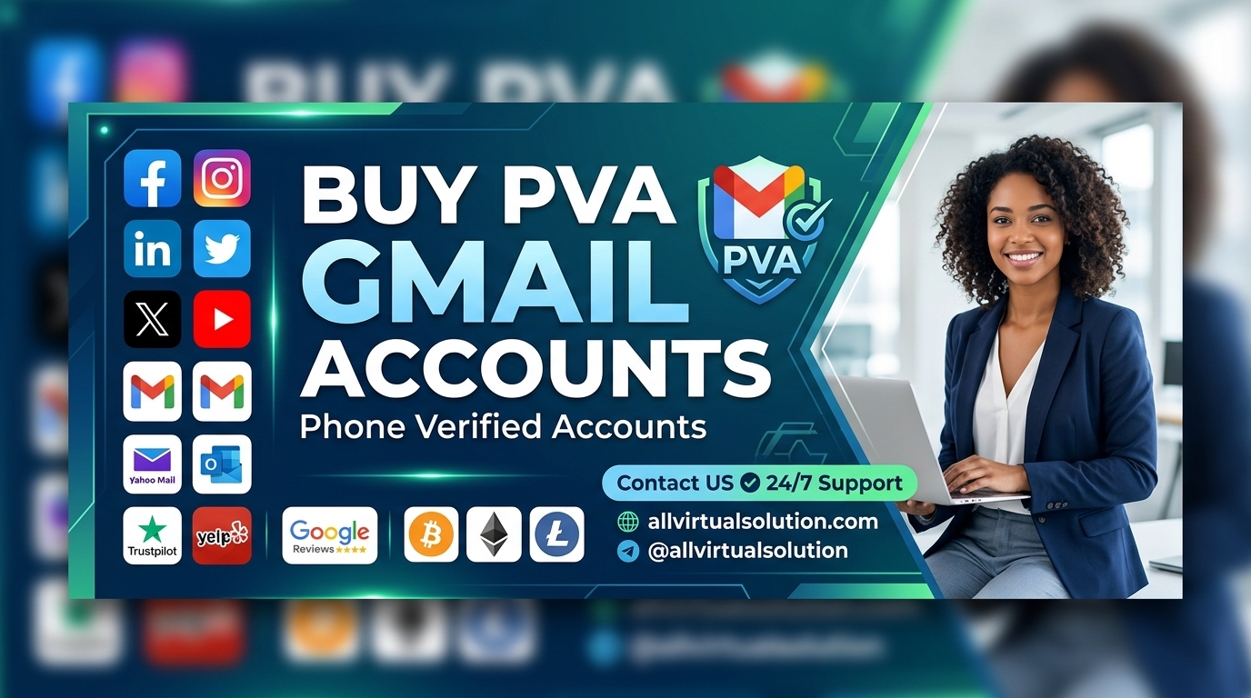 Top 12 Places to buy PVA Gmail Accounts Worldwide Service in 2097