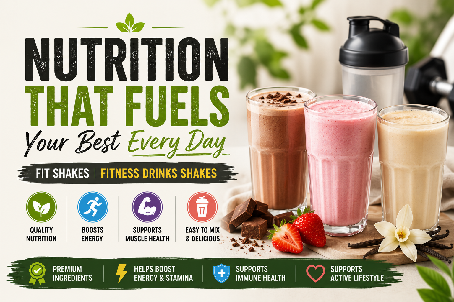 The Ultimate Guide to Fitness Drinks Shakes: Science-Backed Nutrition for Every Goal