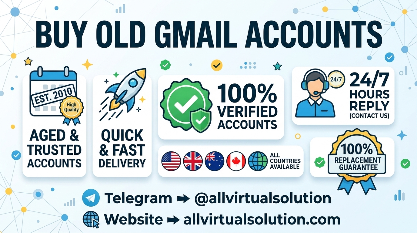 Best Website to Buy Old Gmail Accounts (Bulk, Aged &amp; PVA) from allvirtualsolution in 2097