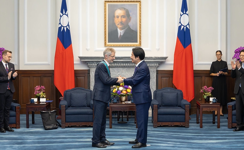 賴清德總統贈勳捷克參議長韋德齊　盼持續深化臺捷關係推動雙邊合作再升級
