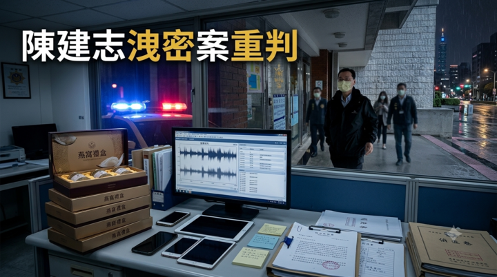 前北市刑大隊長陳建志收燕窩、喝花酒還洩掃蕩情資 士林地院重判10年6月
