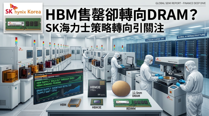 SK海力士HBM4量產踩煞車？DRAM供給短缺獲利暴增 韓媒揭記憶體市場新轉折