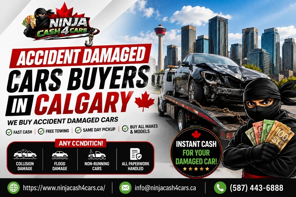 Accident Damaged Cars Buyers In Calgary Today