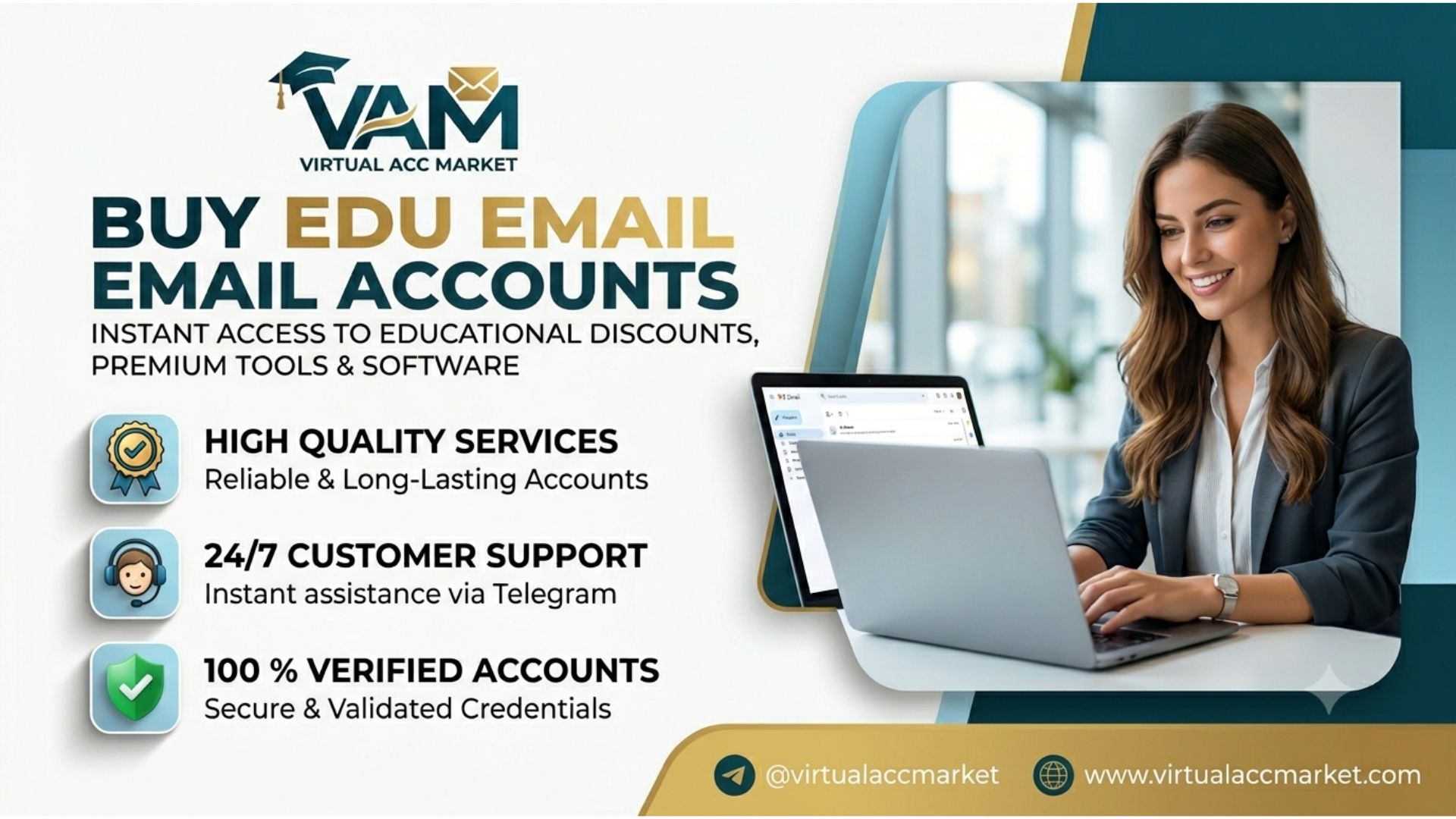 ​The Best Organic Place to Get Student Deals: Buy EDU Email Accounts&nbsp; Safely in 2027 From Virtualaccmarket.