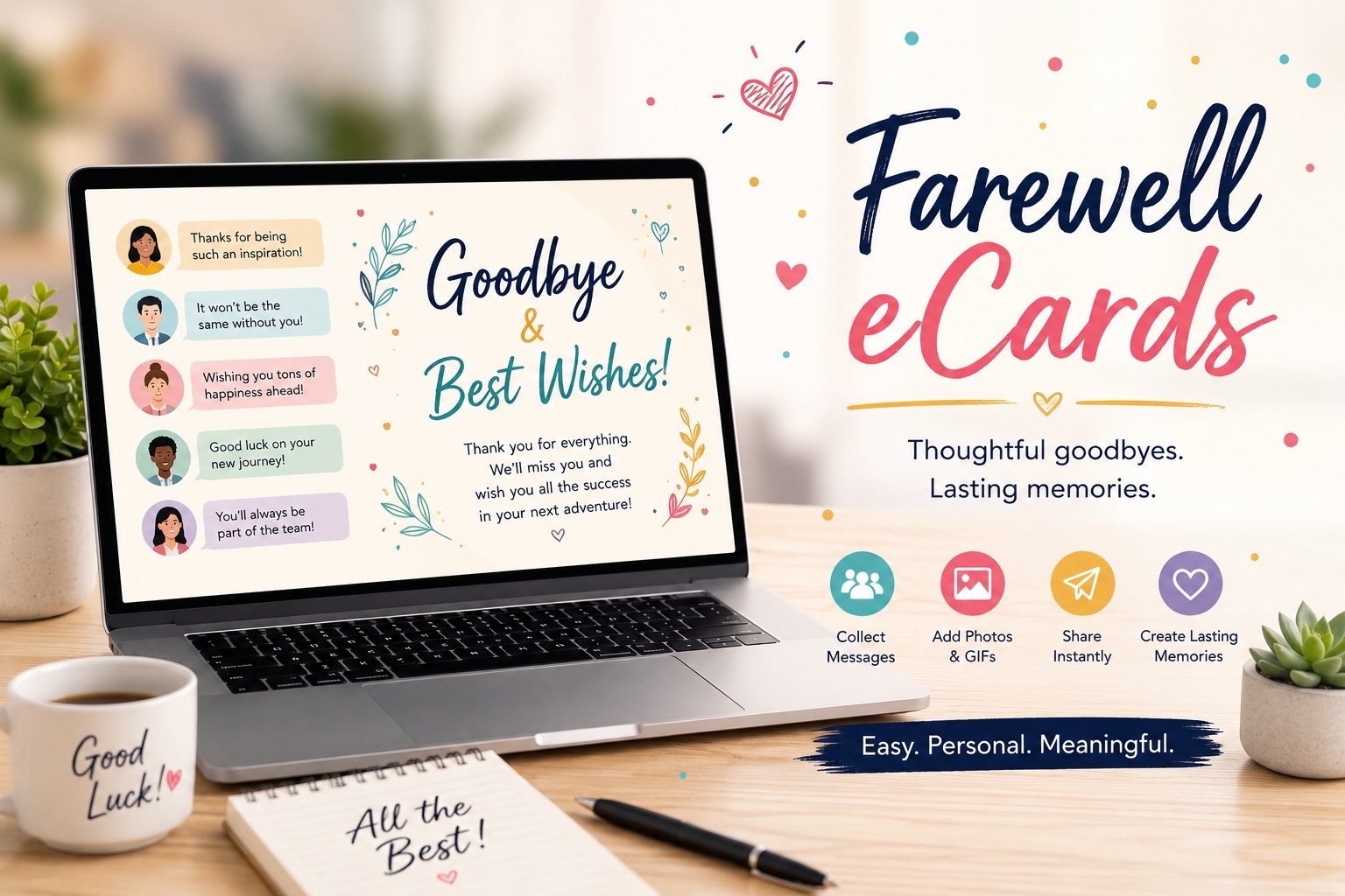 Virtual Leaving Card Free | Farewell Card Online &amp; Going Away Messages