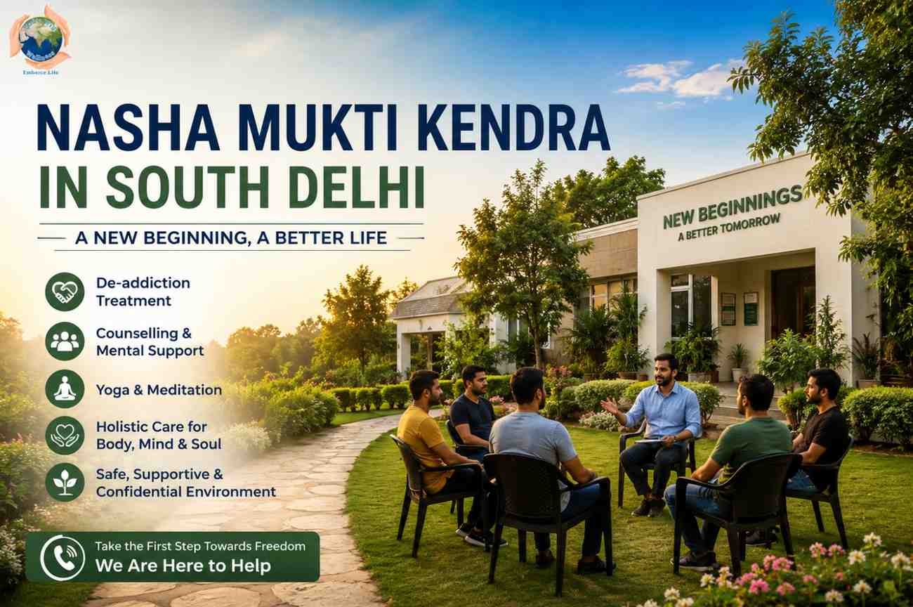 Best Nasha Mukti Kendra in South Delhi for Lasting Recovery and Rehabilitation