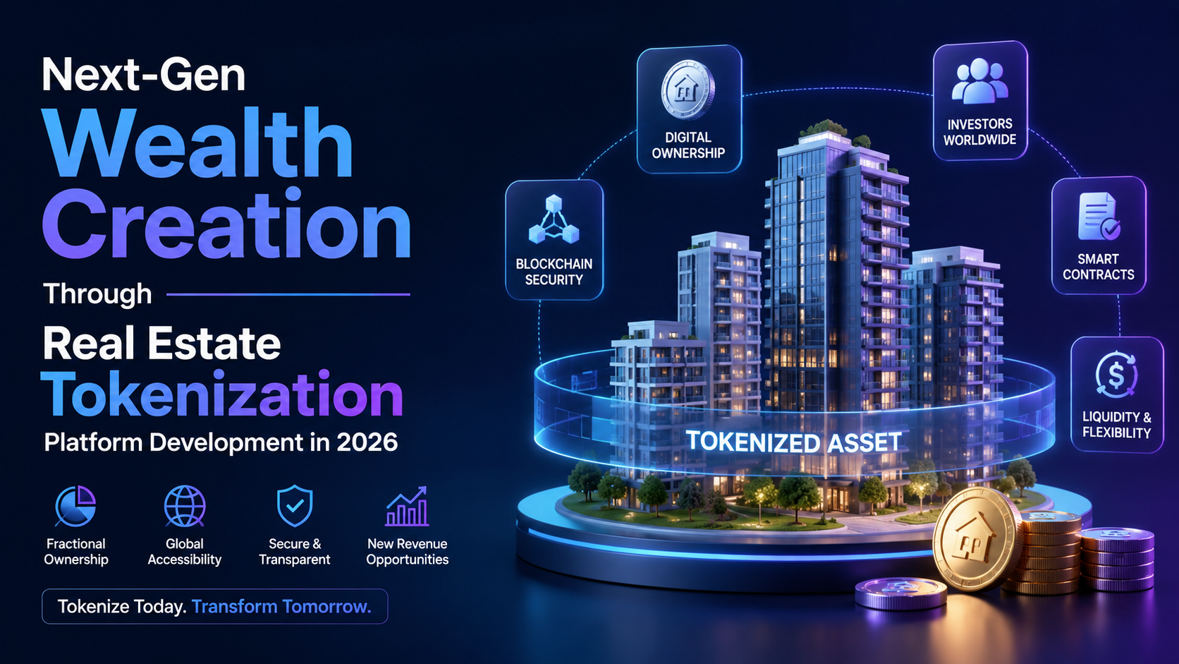 Next-Gen Wealth Creation Through Real Estate Tokenization Platform Development in 2026