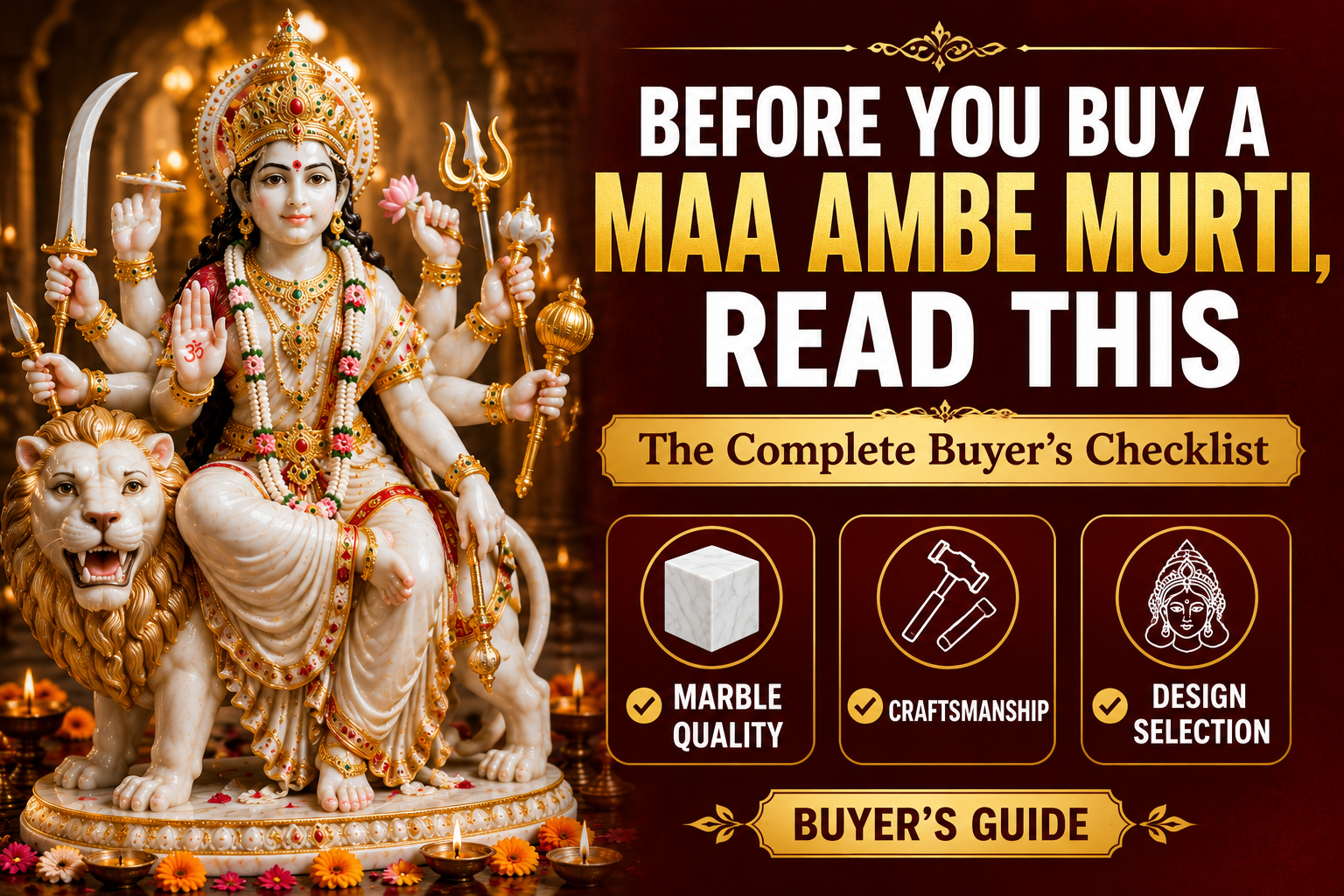The Complete Maa Ambe Murti Buying Checklist