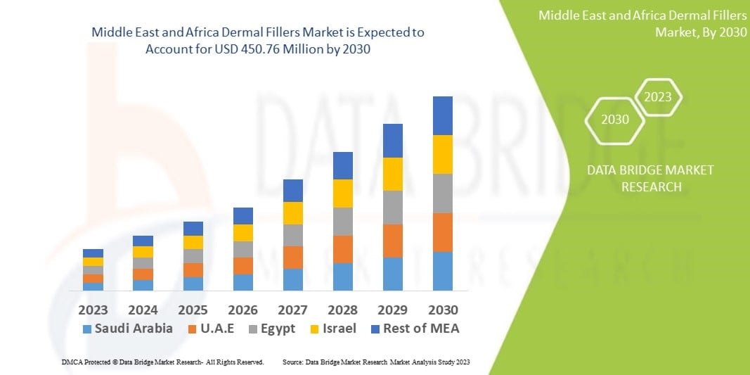 Middle East and Africa Dermal Fillers Market &ndash; Industry Trends and Forecast to 2030