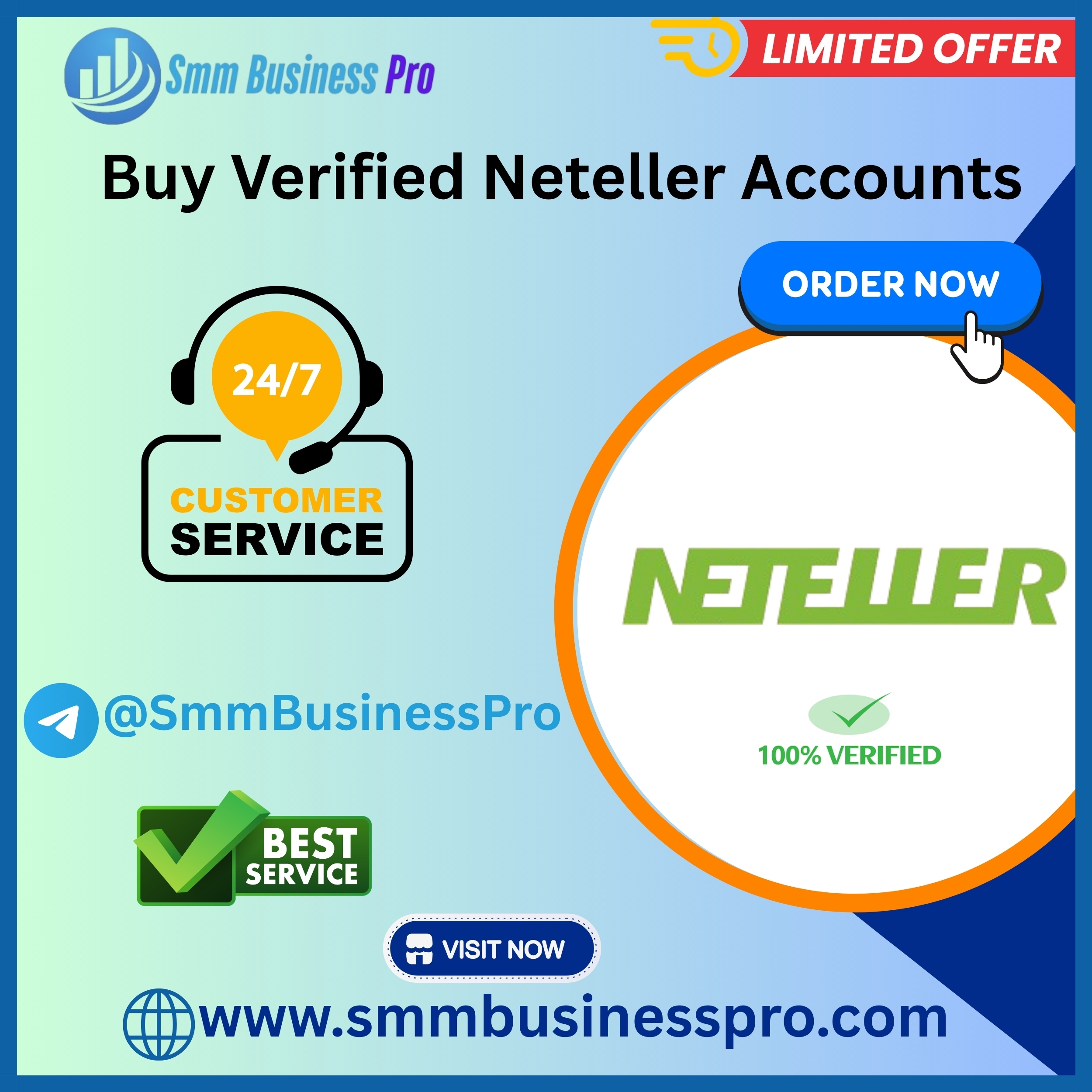 Buy Verified Neteller Accounts | Reliable and Safe 100%
