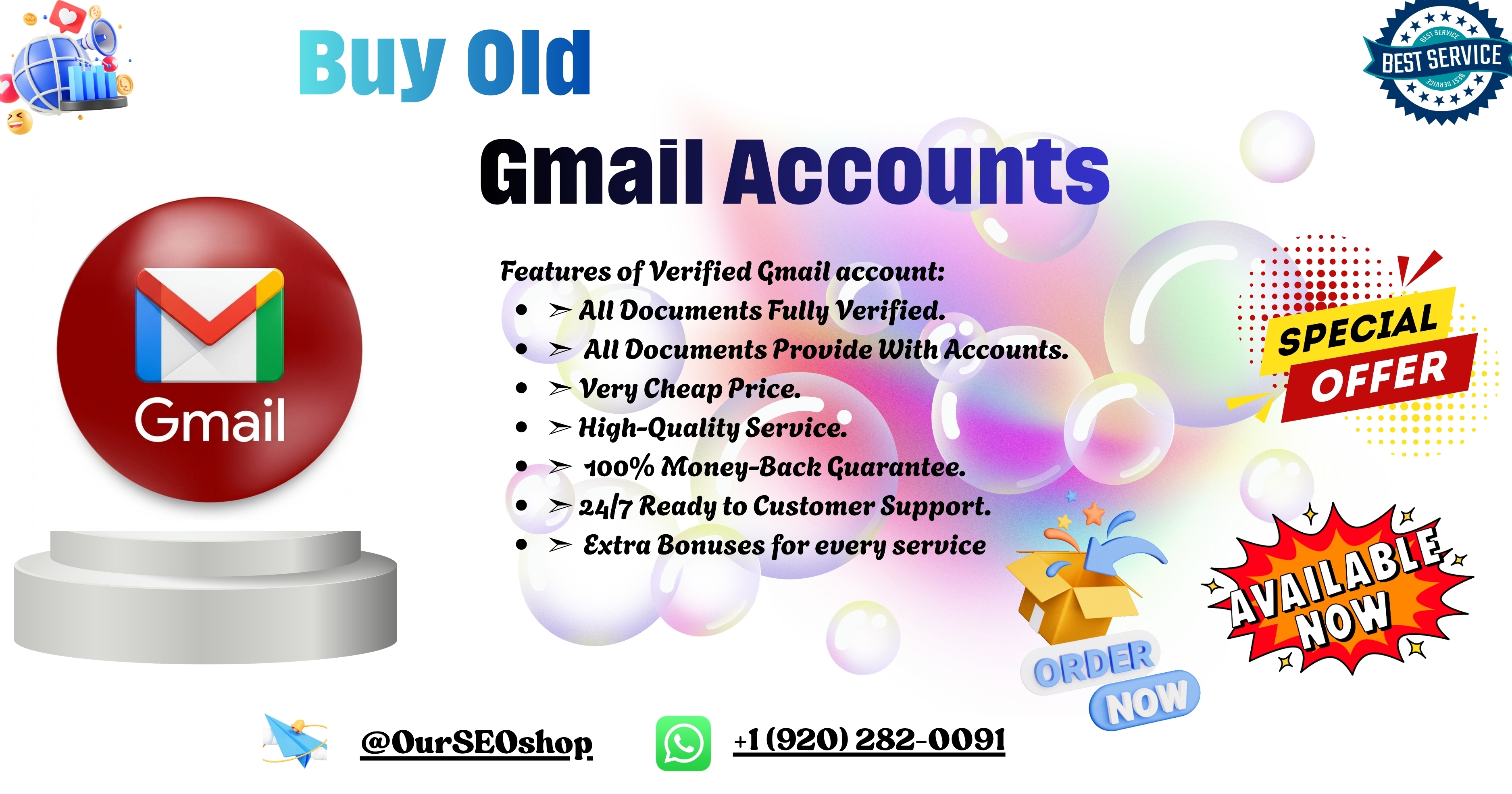 Need Multiple Accounts Buy Business-Ready Buy Old Gmail Accounts From ourSEOshop in 2026