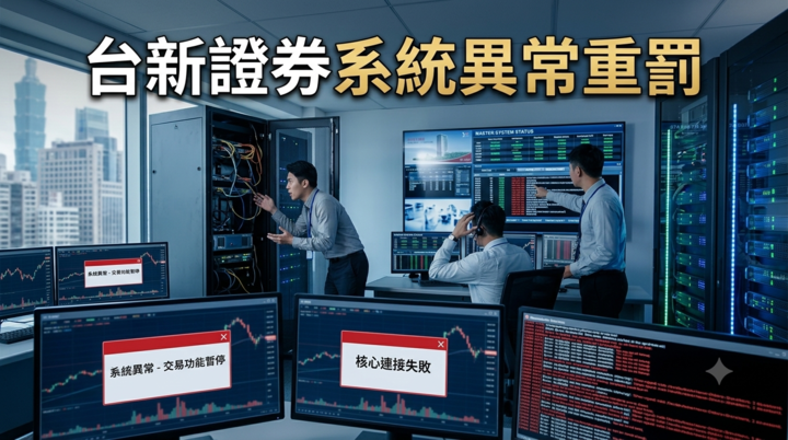台新證券併元富證系統異常遭重罰360萬元 金管會祭史上最高券商罰單 業務限制一次看