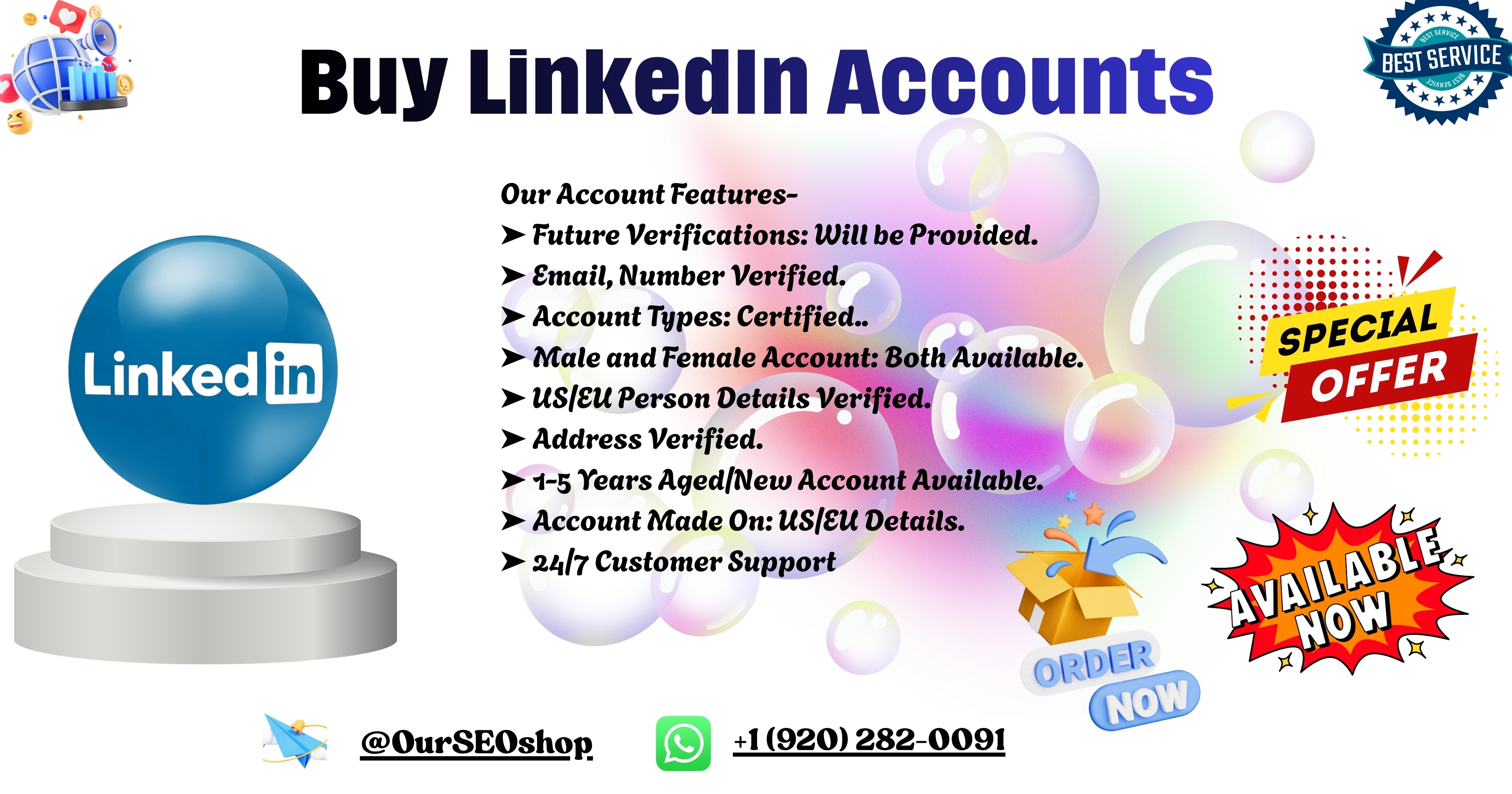 Need Multiple Accounts Buy Business-Ready Buy LinkedIn Accounts From ourSEOshop in 2026