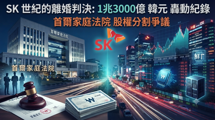 SK集團崔泰源離婚案重審宣判！9440億韓元財產分割創韓國史上新高 經營權成市場焦點