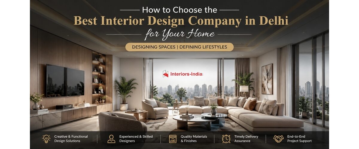 How to Choose the Best Interior Design Company in Delhi for Your Home