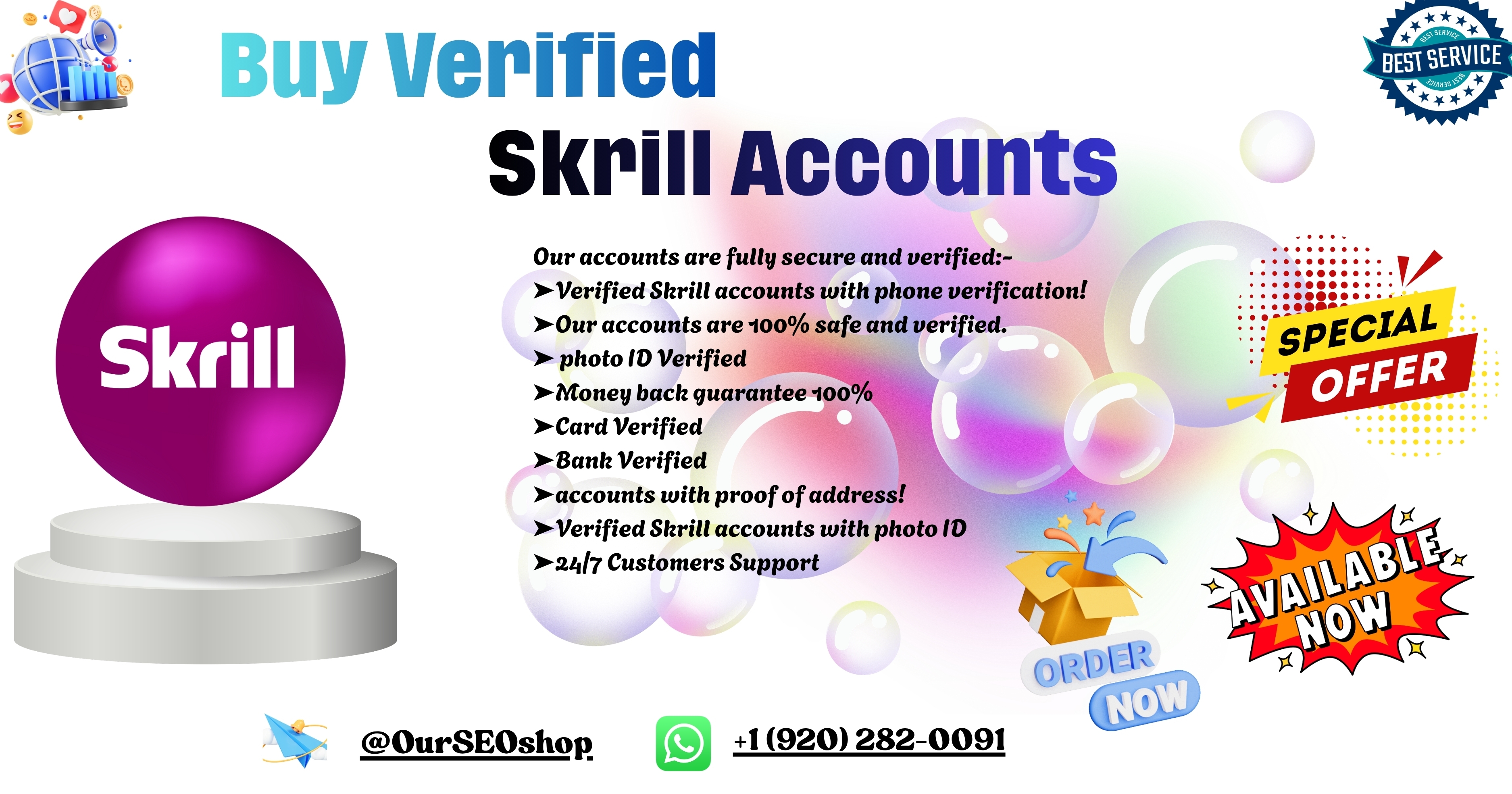 Safe and Secure Ways to Buy Verified Skrill Accounts In 2026