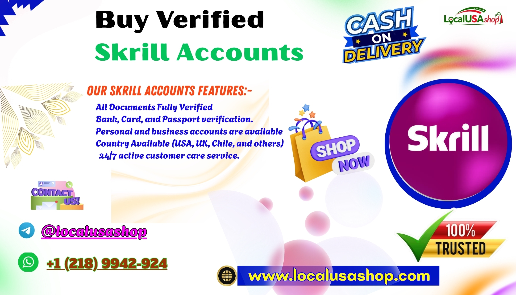 Buy Verified Skrill Accounts Trusted &amp; Reliable Service