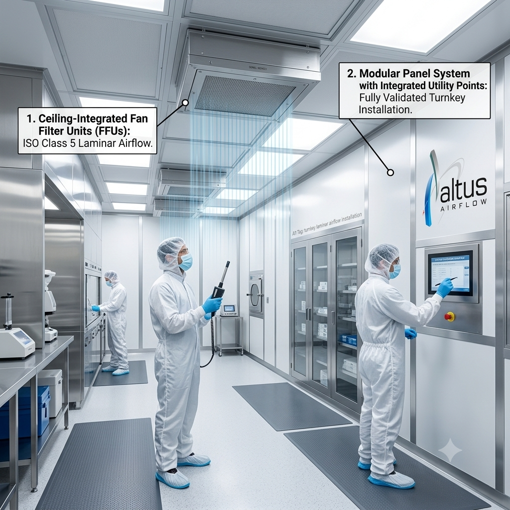 How does a Laminar Airflow System Turnkey Project Company plan?