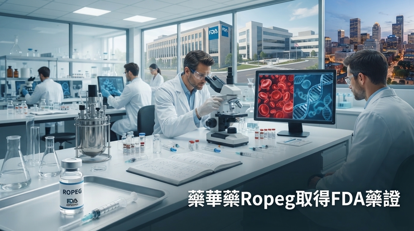藥華藥Ropeg取得美FDA ET藥證　17萬患者市場開戰，MPN版圖再擴張