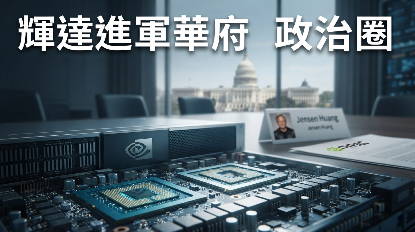 輝達傳成立NVPAC進軍華府政治圈　AI政策、晶片管制成影響力新戰場