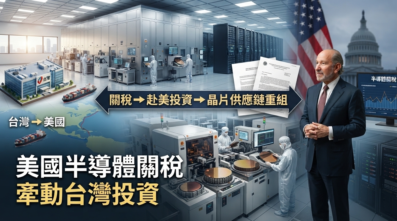 美國半導體關稅逼台廠赴美？盧特尼克證實新方案　台灣再加碼200億美元投資