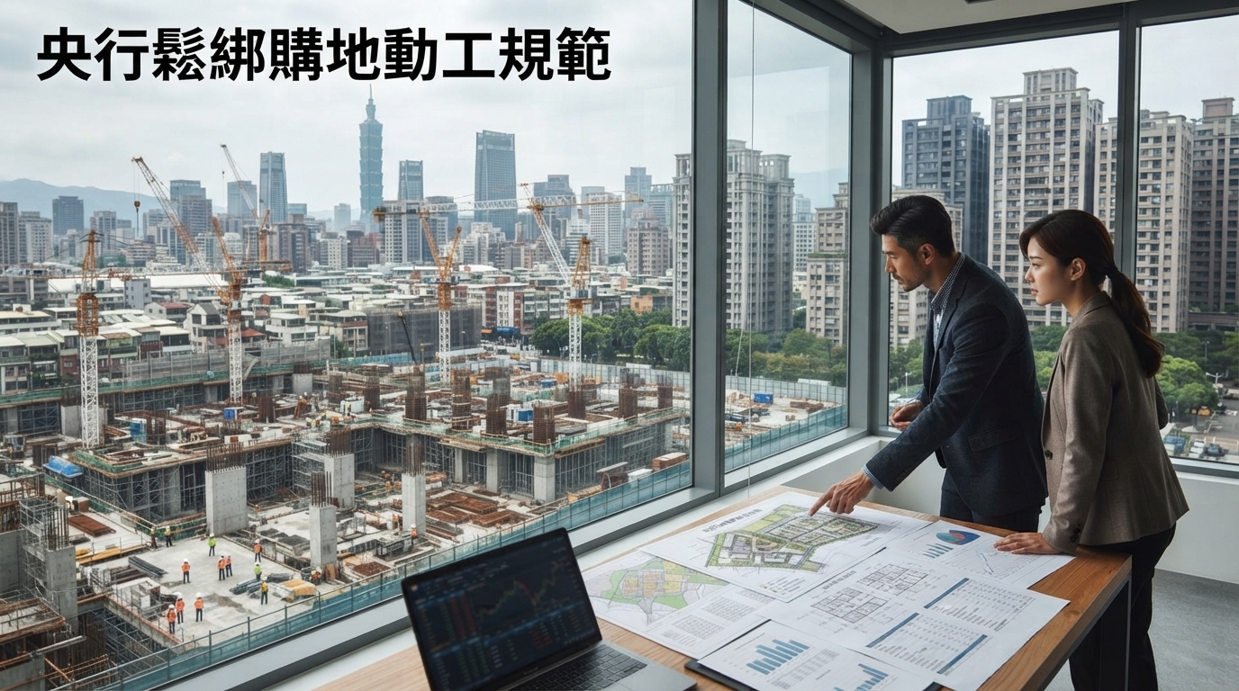 房市管制鬆綁影響擴大　央行取消購地動工期限，建商開發彈性與預售屋價格成焦點
