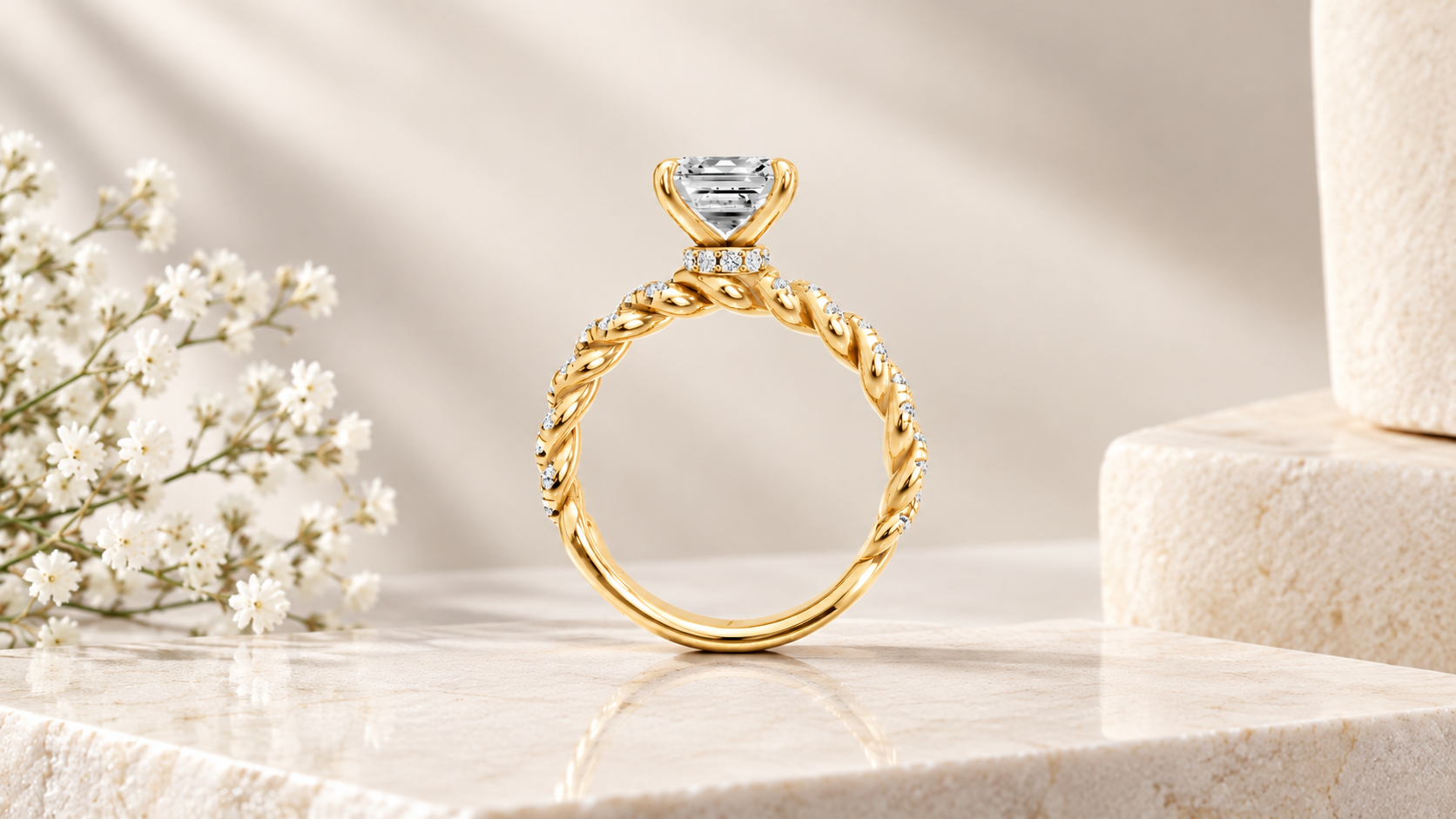 How Ring Height Can Affect a Hidden Halo Setting